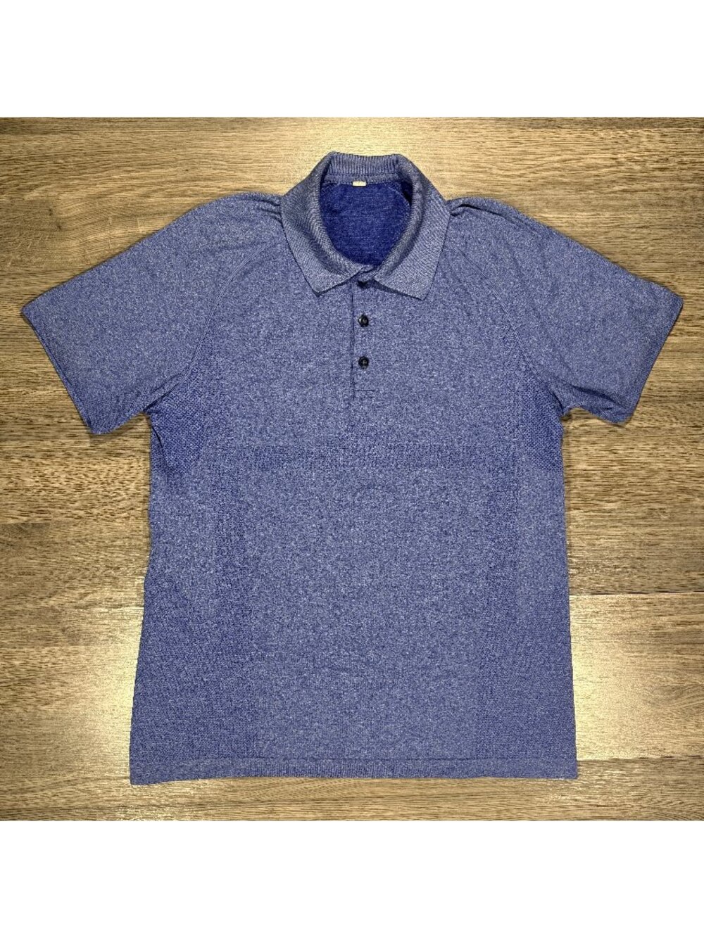 Lululemon Men's Metal Vent Tech Polo - Heathered Blue
